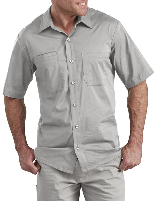 Dickies Mens Temp-iQ Performance Cooling Woven Short Sleeve Shirt