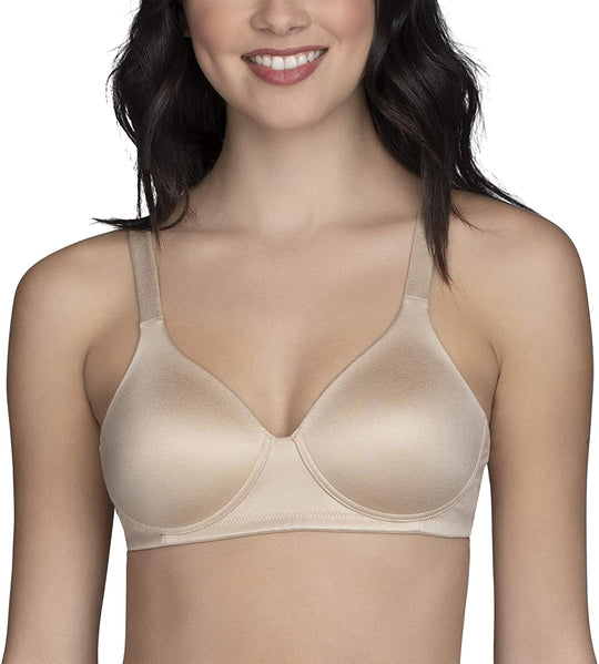Vanity Fair Womens Body Shine Full Coverage Wirefree Bra
