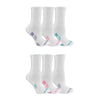 Fruit of the Loom Womens 6 Pair Everyday Active Crew Socks