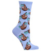 Hot Sox Womens Sloth Crew Socks