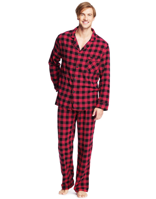 Hanes Men`s Flannel Pajamas