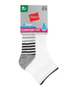 Hanes Womens Cool Comfort Sport 6-Pack Ankle Socks