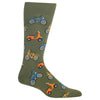 Hot Sox Mens Bike And Vespa Crew Socks