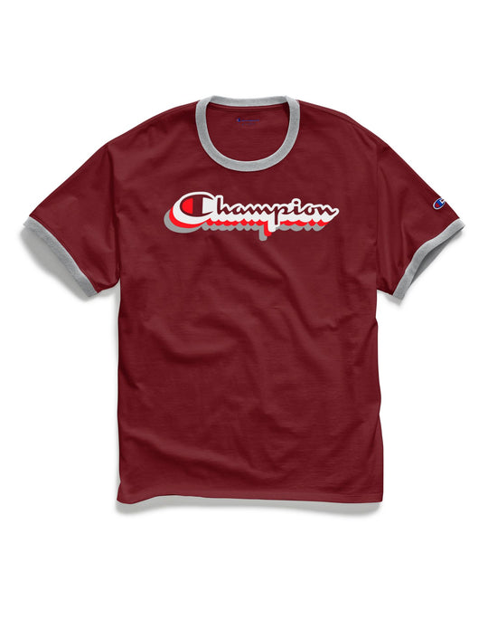 Champion Mens Classic Jersey Ringer Tee