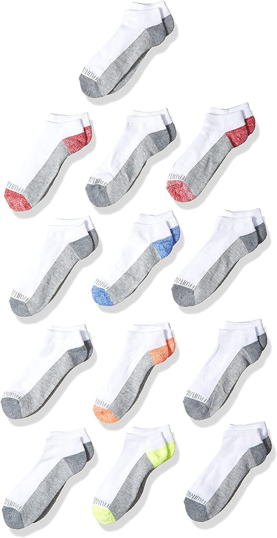 Fruit Of The Loom Boys 13 Pack Everyday Soft No Show Socks