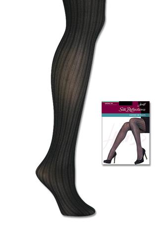 Hanes Silk Reflections Shimmer Rib Control Top 1 Pair Pack