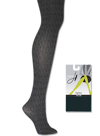 Hanes Fashion Cable Knit Tight 1 Pair Pack
