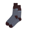 Hot Sox Mens Stripe Painter Crew Socks