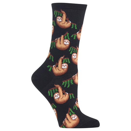 Hot Sox Womens Sloth Crew Socks