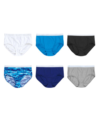 Hanes Womens Cotton Brief 6-Pack