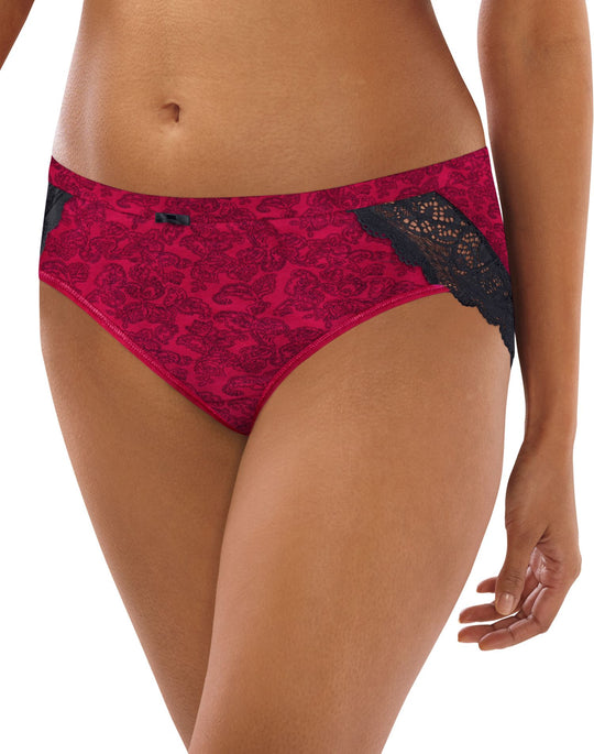 Bali Womens Lace Desire Cotton Hipster Panty