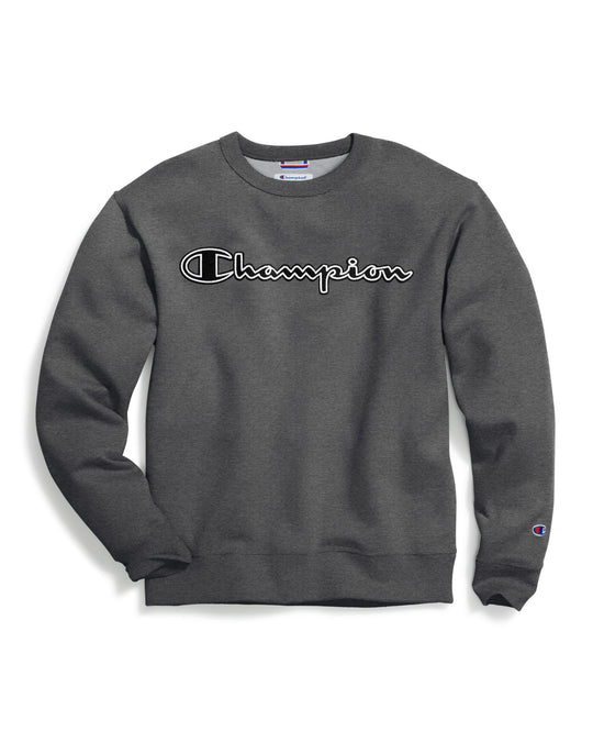 Champion Mens Powerblend Fleece Crew