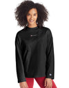 Champion Womens Campus Long-Sleeve Mock Neck, L, Athletic Navy