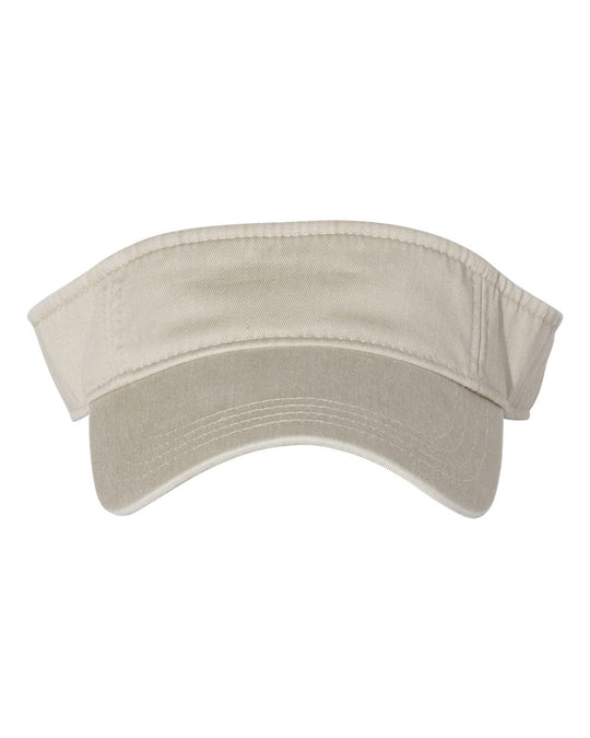 Sportsman Pigment-Dyed Visor , Adjustable, Stone