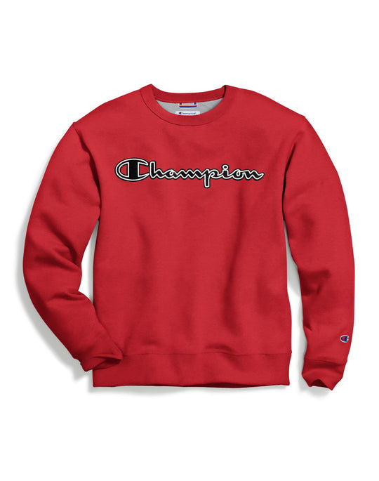 Champion Mens Powerblend Fleece Crew