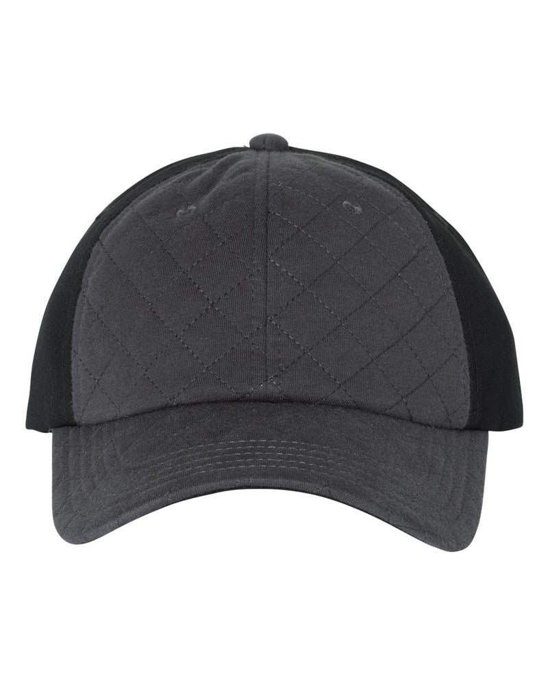 Sportsman Quilted Front Cap , One Size, Navy/Black