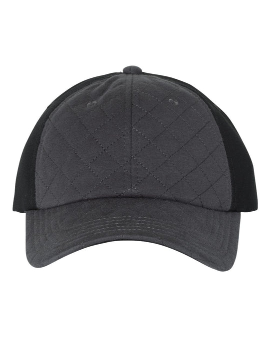 Sportsman Quilted Front Cap , One Size, Navy/Black