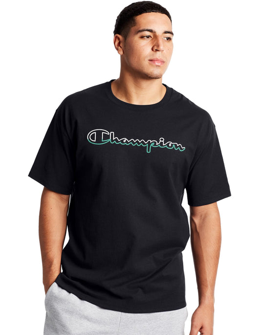 Champion Mens Graphic Jersey Tee