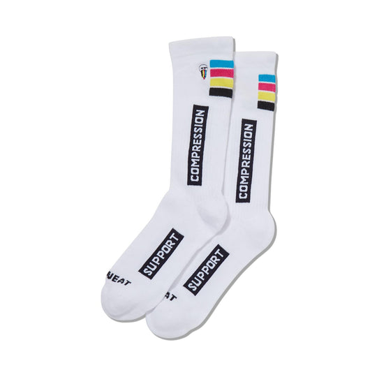 Hot Sox Mens Compression Crew Socks