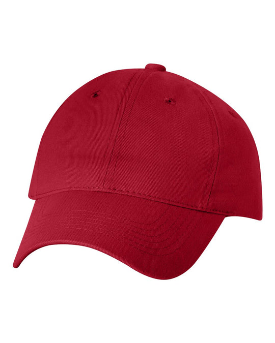 Sportsman Heavy Brushed Twill Unstructured Cap, Adjustable, White