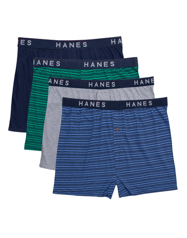 Hanes Ultimate® Men's Knit Boxers 4-Pack