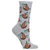 Hot Sox Womens Sloth Crew Socks