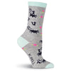 K. Bell Womens Skunks Crew Socks