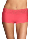 Maidenform Women`s Cotton Dream Boyshort with Lace