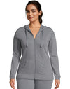 Hanes Womens French Terry Full Zip Hoodie