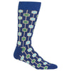 Hot Sox Mens Honeycomb Crew Socks