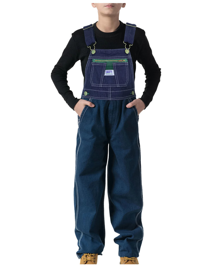 Liberty Youth Washed Denim Bib Overalls