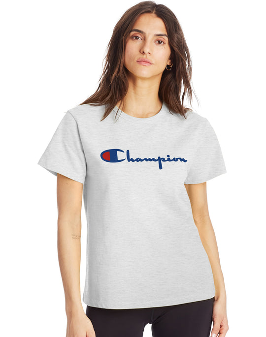 Champion Life Womens Heritage Tee, L, Black