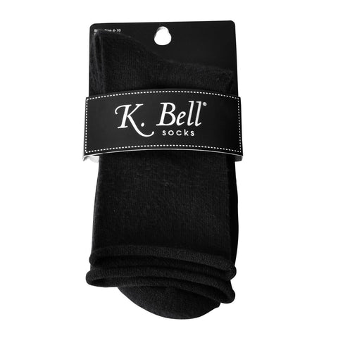 K. Bell Womens Soft & Dreamy Relaxed Top Crew Socks