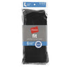 Hanes Fit Cushion Crew - Black