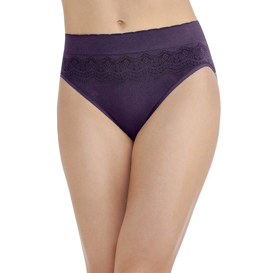 Vanity Fair Womens No Pinch-No Show Seamless Hi Cut Panty