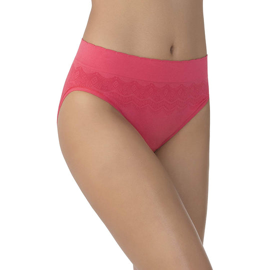 Vanity Fair Womens No Pinch-No Show Seamless Hi Cut Panty