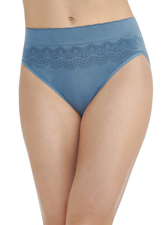 Vanity Fair Womens No Pinch-No Show Seamless Hi Cut Panty