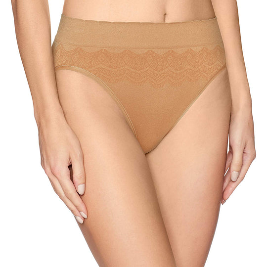 Vanity Fair Womens No Pinch-No Show Seamless Hi Cut Panty