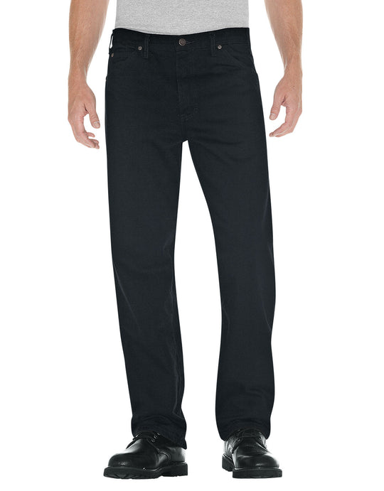 Dickies Mens Relaxed Straight Fit 5-Pocket Denim Jeans
