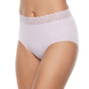 Vanity Fair Womens Flattering Lace Cotton Stretch Brief