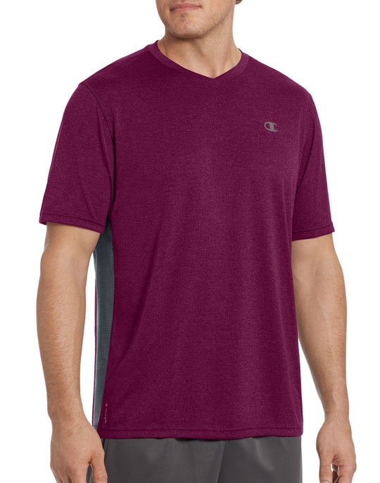 Champion Vapor Men’s Heather V-Neck Tee