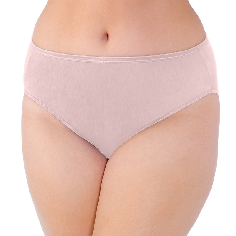 Vanity Fair Womens Plus Size illumination Hi Cut Panty