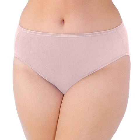 Vanity Fair Womens Plus Size illumination Hi Cut Panty