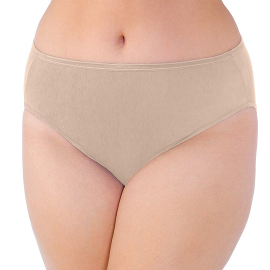 Vanity Fair Womens Plus Size illumination Hi Cut Panty