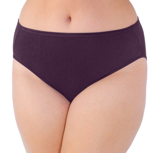 Vanity Fair Womens Plus Size illumination Hi Cut Panty