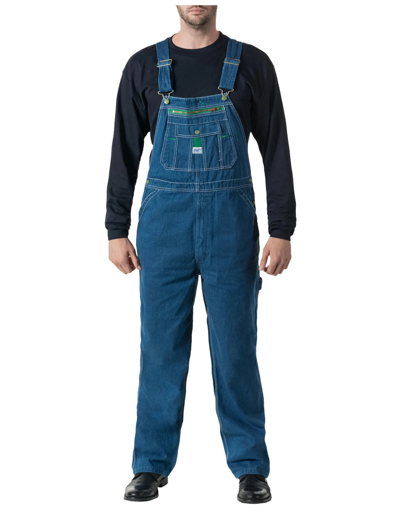 Liberty Mens Stonewashed Denim Bib Overalls