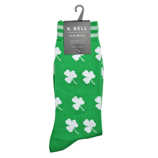 K. Bell Men`s Crew Socks - Extended Sizes Available