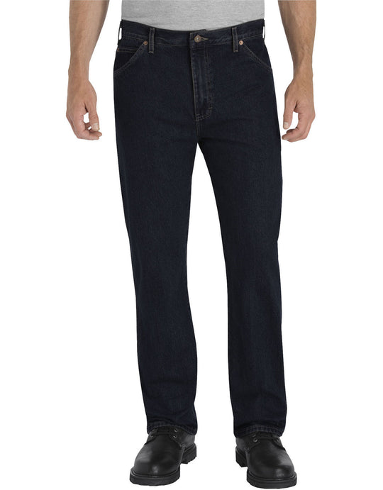 Dickies Mens Regular Straight Fit 6-Pocket Denim Jeans