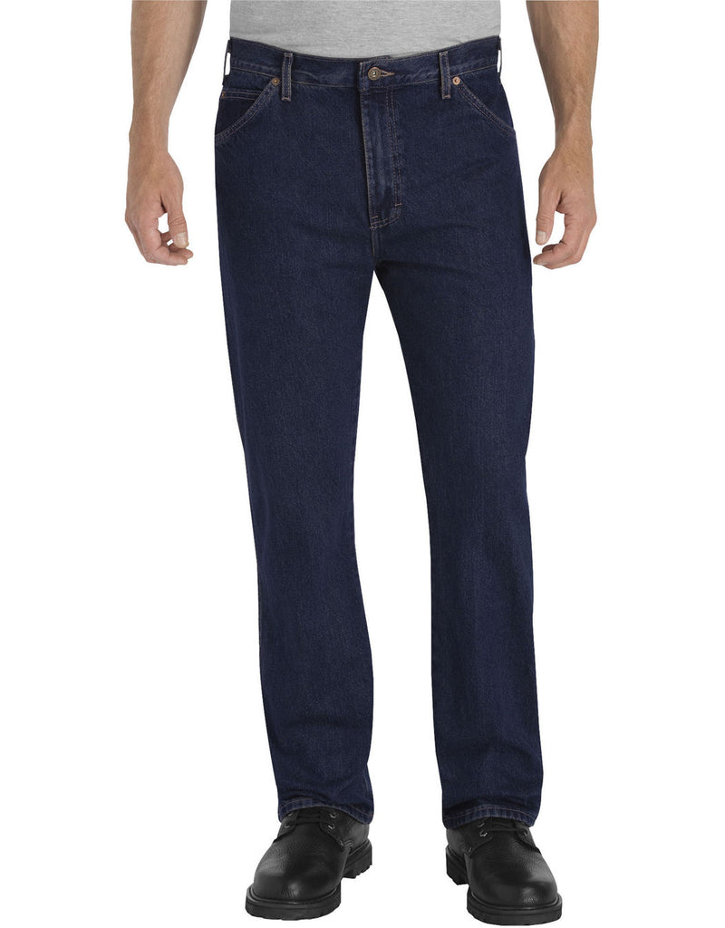 Dickies Mens Regular Straight Fit 6-Pocket Denim Jeans