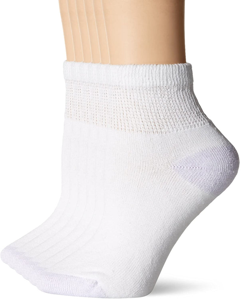 Fruit Of The Loom Womens 12 Pack Exceptional Comfort Ankle Socks